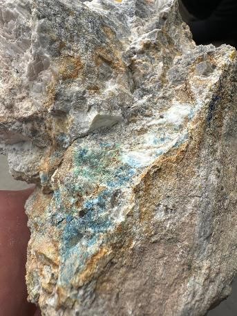 Hand Sample - Mineralized Rock