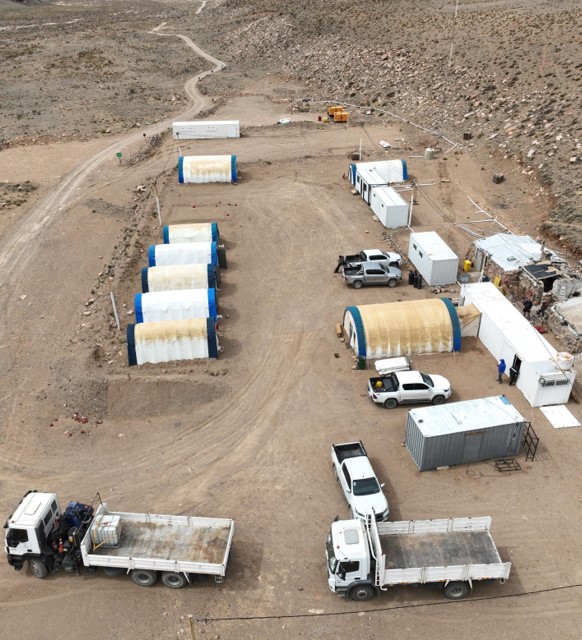 Logistics and camp setup for mining operations